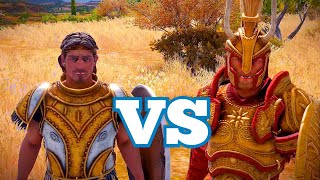 Achilles vs Diomedes 10 battle testings Ajax amp Diomedes DLC Total War Saga Troy [upl. by Ainoyek]