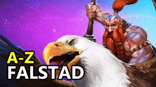 ♥ A  Z Falstad  Heroes of the Storm HotS Gameplay [upl. by Theobald597]