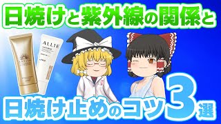 【日焼け】日焼け止めと紫外線、関係解説オマケつき【ゆっくり解説】 [upl. by Eiramnwad]