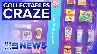 Battle between Coles and Woolworths reignited with new mini collectables  Nine News Australia [upl. by Ailelc255]