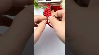 Wow Phoenix Tail Knot RopeKnitting Skills Sharing Practical Rope Knots Fancy Knots Easyto [upl. by Mohamed]