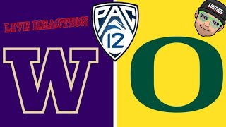 LIVE OREGON VS WASHINGTON PAC 12 CHAMPIONSHIP LIVE REACTION [upl. by Eniffit]