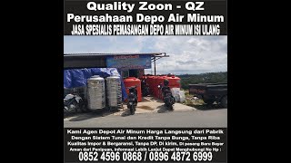 Distributor Jual Mesin Depot Filter Air Minum Isi Ulang Galon Kabupaten Kuala Pembuang Seruyan [upl. by Latham]