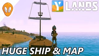 Huge Ship And Map Making  Lets Play Ylands Ep 5 [upl. by Jann]