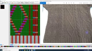 LONGXING How To make a jacquard design jacquard programming Hqpds tutorial beginner [upl. by Bang95]