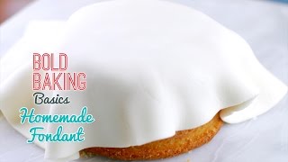 How to Make Fondant  Gemmas Bold Baking Basics Ep 12 [upl. by Anal]