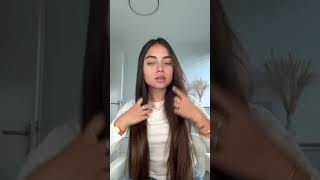 Having straight hair 🤝 straighteners haircare haircareroutine hairtips [upl. by Sanborn]