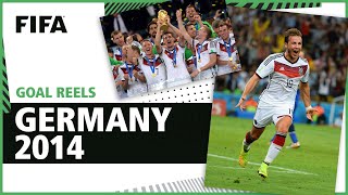 🇩🇪 All of Germanys 2014 World Cup Goals  Gotze Klose Muller amp more [upl. by Verena949]