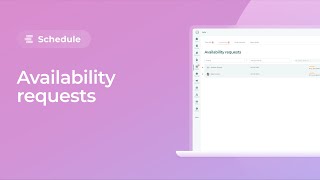 Availability requests [upl. by Leibarg796]