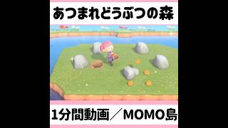 【 あつ森ルーティン】『1分間動画／MOMO島6』shorts [upl. by Drhacir933]