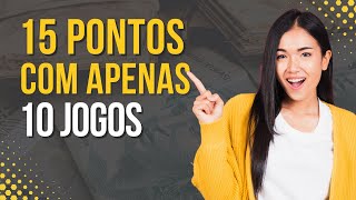 🍀Com apenas 10 jogos é possível chegar aos 15 pontos lotofácil Tente a Sorte [upl. by Igal]