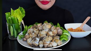 Eating Escargots หอย หอยทาก ฝรั่งเศส escargot asmr [upl. by Anaujait]