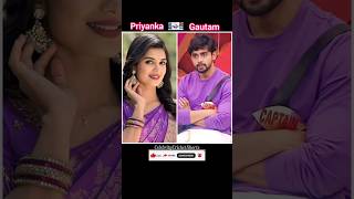 Priyanka Jain Gautam Krishna Telugu Biggboss season 8 shorts priyanka priyankajain gautham yt [upl. by Alad]