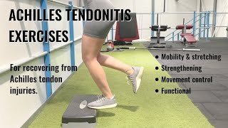 Achilles Tendonitis Exercises [upl. by Yvad823]