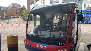 Morebus 2012 Optare Solo SR HW62 CNJ on the ONE to Poole Quay Circular  141024 [upl. by Saxen793]