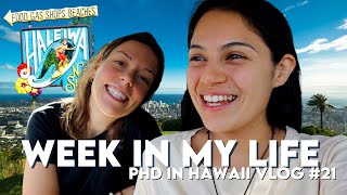 PhD Vlog Marine EcologyOceanography  Week in My Life Hawaii USA 2023 [upl. by Eissim]