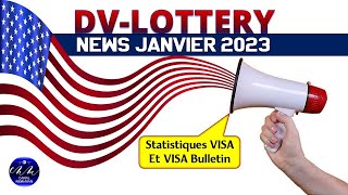 DVLOTTERY 2023  Les dernières News des Visas de diversités de Janvier 2023 [upl. by Clemmy797]