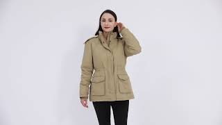 WenVen Womens Winter Warm Sherpa Lined Jacket Heavy Parka Coat [upl. by Aysahc265]