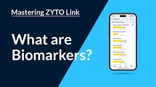 ZYTO Link Webinar What Are Biomarkers [upl. by Sato807]