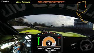 Ginetta G55 SuperCup Lap of Oulton Park [upl. by Lord]