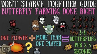 Dont Starve Together Guide Butterfly Farming  Fast Easy amp INSANELY Efficient [upl. by Odraode701]