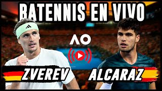 Carlos Alcaraz vs Alexander Zverev  Abierto de Australia 2024  Reaccionando en vivo [upl. by Enirol167]