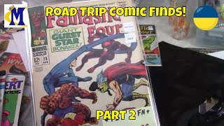 Flea Market amp Antique Mall Road Trip Comic Finds Part 2 [upl. by Anaiviv]