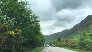 Driving in beautiful Glenshiel Scotland [upl. by Eirahcaz]