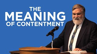 The Meaning of Contentment Philippians 16  Douglas Wilson [upl. by Zzaj675]