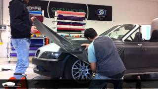 Car Wrapping  BMW Z3 nero opaco [upl. by Lurlene15]