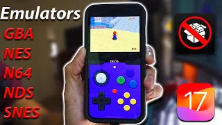 Install Emulators on iPhone IOS 17  No Jailbreak Easy Methods [upl. by Asselim]