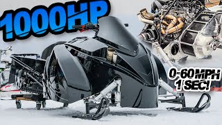 1000HP Snowmobile 160MPH in 3 Seconds Worlds FASTEST Snowmobiles [upl. by Ruel271]