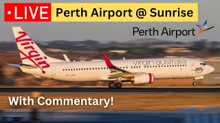 🔴 LIVE  EPIC Plane Spotting Action  Perth Airport [upl. by Enelyaj]