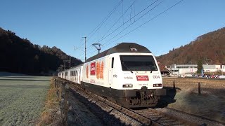 Re 465 004 quotTrubschachenquot mit Kambly Express in Schachen LU [upl. by Niveg328]