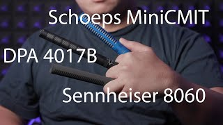 3 High End Shotgun Mic Test Indoor Treated and Untreated Room miniCMIT v 4017b v 8060 [upl. by Misty]