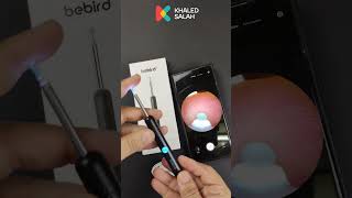 BEBIRD R1 Ear Wax Removal Tool Camera جهاز إزالة شمع الأذن مع كاميرا khaledsalah smart wax [upl. by Ymmor]