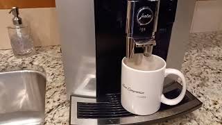 Jura E4 Automatic Coffee Machine Review [upl. by Doowle]