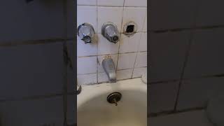 Three Handle Tub Faucet Repair [upl. by Tiertza]