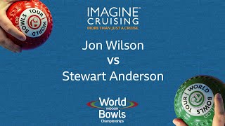 World Indoor Bowls Championship 2024 Jon Wilson vs Stewart Anderson  Day 12 Match 4 [upl. by Buatti]