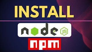 How to Install NodeJS and NPM in 2024 [upl. by Maxy]