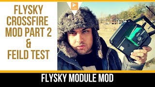 Flysky FSi6  FSi6X TBS Crossfire Mod and Frsky R9m Mod  Long Range Flysky Mod [upl. by Kittie]