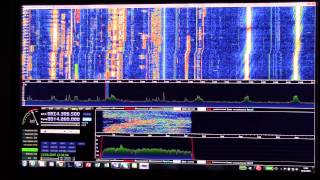 SDRplay RSP switching bands from 14MHz to 21MHz with HDSDR [upl. by Marianne498]