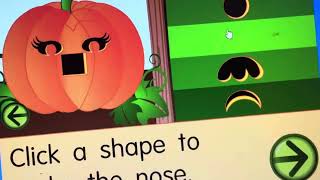 Starfall ￼￼Pick a pumpkin make a  jacko’lantern game ￼ [upl. by Okajima146]