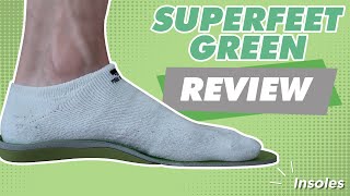 Superfeet Green  Best Insoles for Plantar Fasciitis [upl. by Tamanaha]