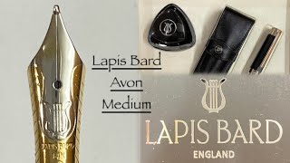 Unboxing and Review  Lapis Bard  Avon  Medium Nib [upl. by Hertberg567]