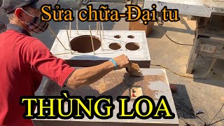 Đóng thùng loa theo yêu cầu sửa thùng loapioneer csf77 Custom speaker box speaker box repair [upl. by Elwood]