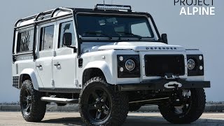 Project Alpine  Custom Defender 110 [upl. by Kaja949]