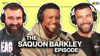 Saquon Barkley on Eagles Signing Real Value of Running Backs and Squatting More Than Jalen  Ep 83 [upl. by Leffen]