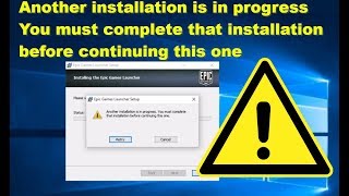 How to fix quotAnother installation is in progressquot error [upl. by Jamison]