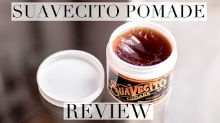 Suavecito Pomade Review  Mens Hair Product Review Alsenio [upl. by Nilkoorb]